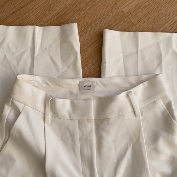 Aritzia Wilfred White Trousers - Picture 5 of 6